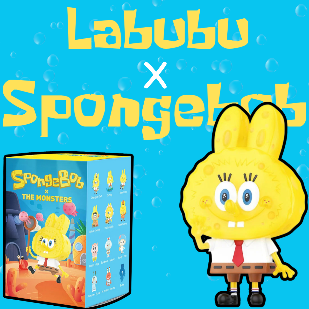 labubu x spongebob collab